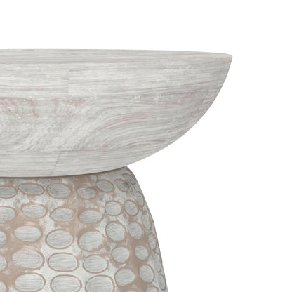 White Wash 16 inch | Boyd 16 inch Accent Table