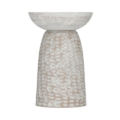 White Wash 16 inch | Boyd 16 inch Accent Table