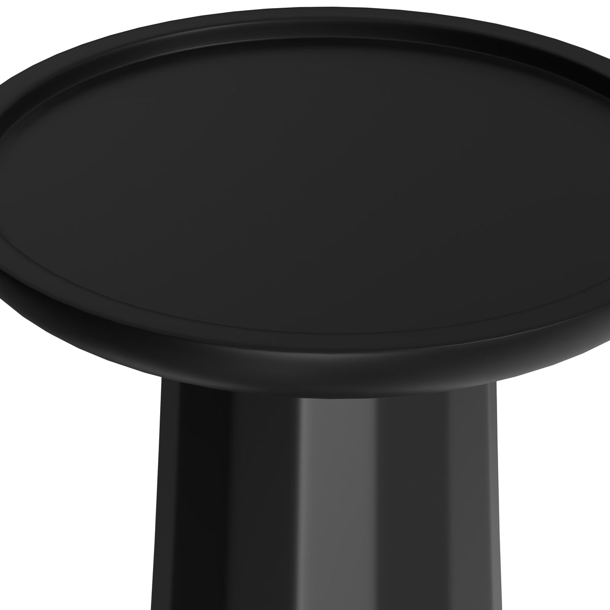 Black | Dayton Wooden Accent Table in Mango
