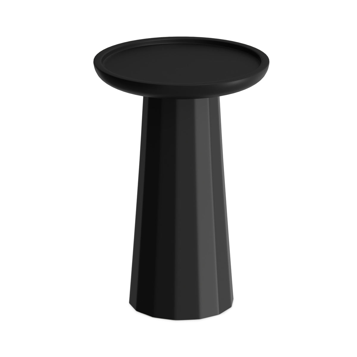 Black | Dayton Wooden Accent Table in Mango