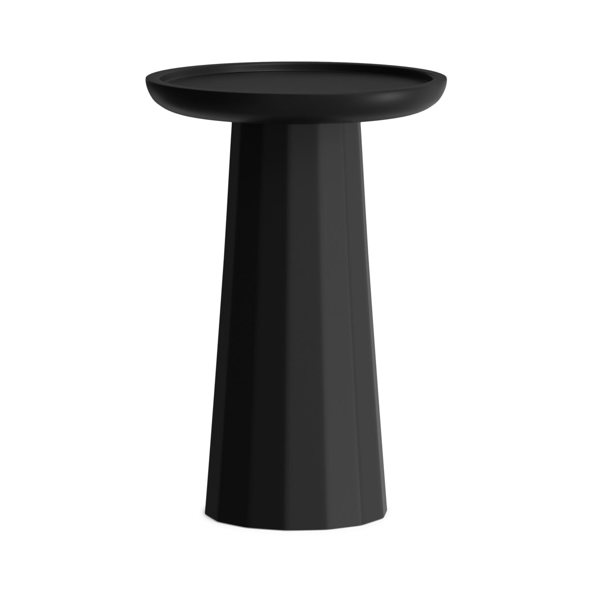 Black | Dayton Wooden Accent Table in Mango