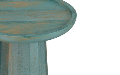Teal Wash | Dayton Wooden Accent Table