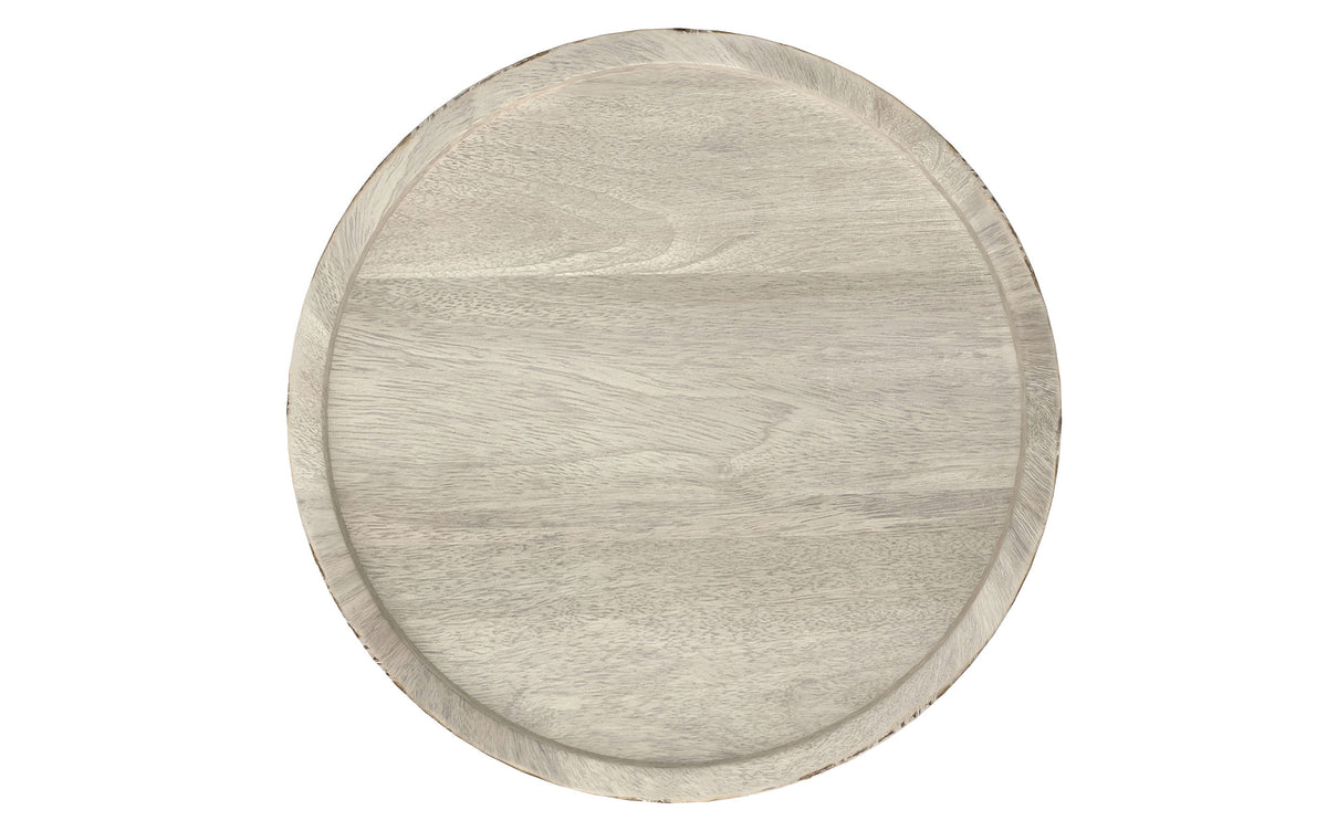 White Wash | Dayton Wooden Accent Table