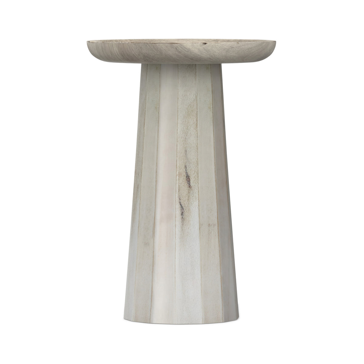 White Wash | Dayton Wooden Accent Table in Mango