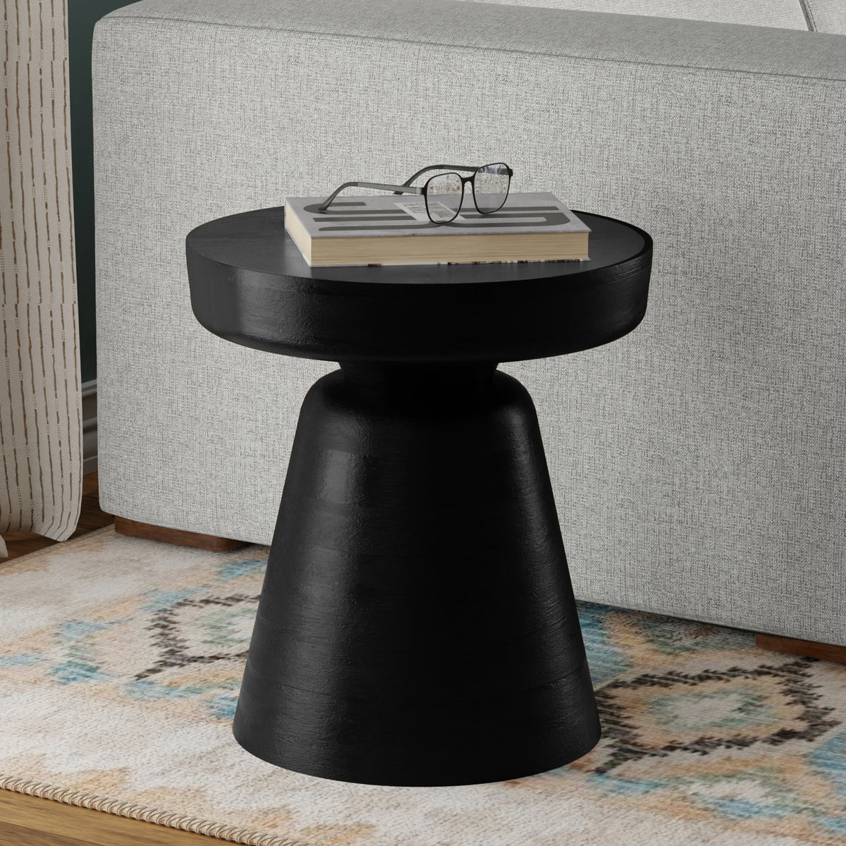 Black | Robbie Accent Table in Mango