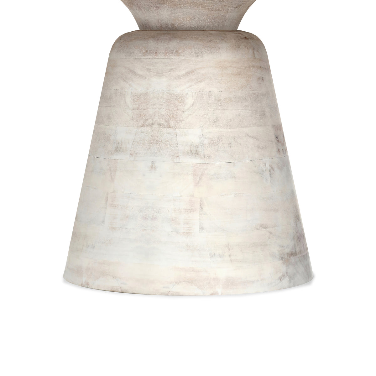 Distressed White Wash | Robbie Accent Table in Mango