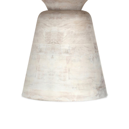 Distressed White Wash | Robbie Accent Table in Mango