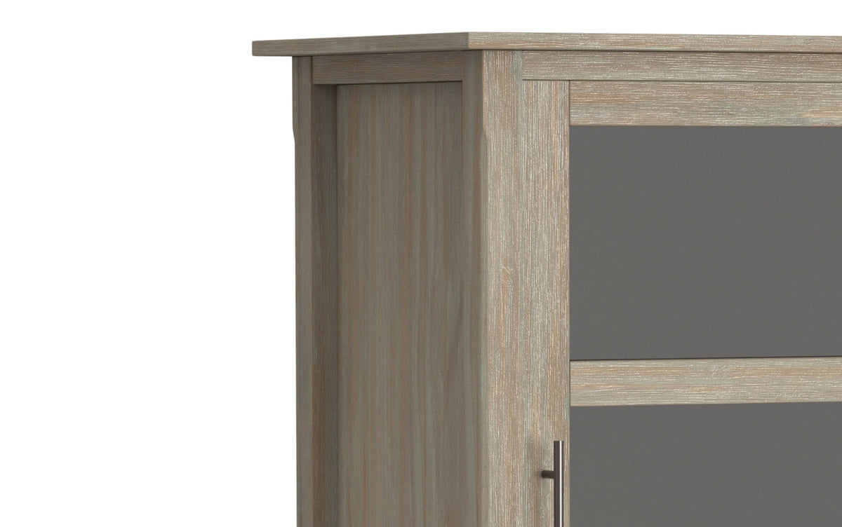 Distressed Grey | Avalon Wine Rack & Storage Cabinet