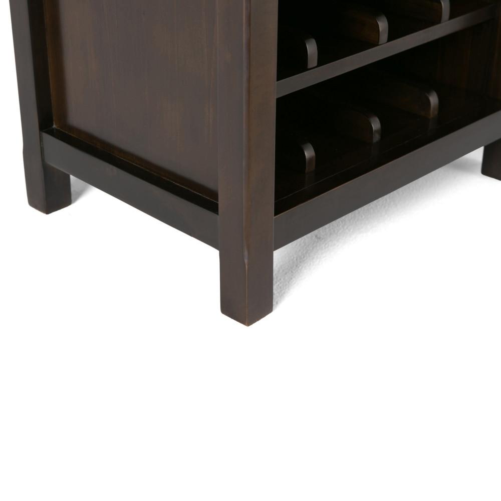 Brunette Brown | Avalon Wine Rack & Storage Cabinet