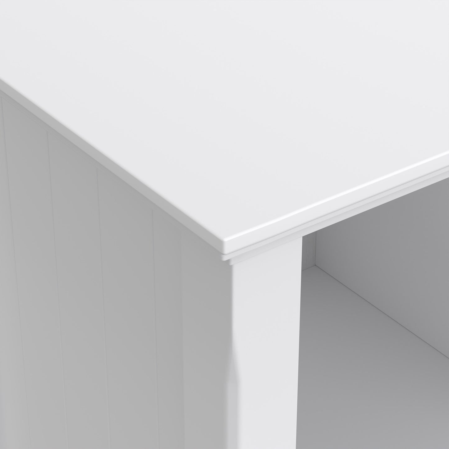 White | Acadian 9 Cube Bookcase