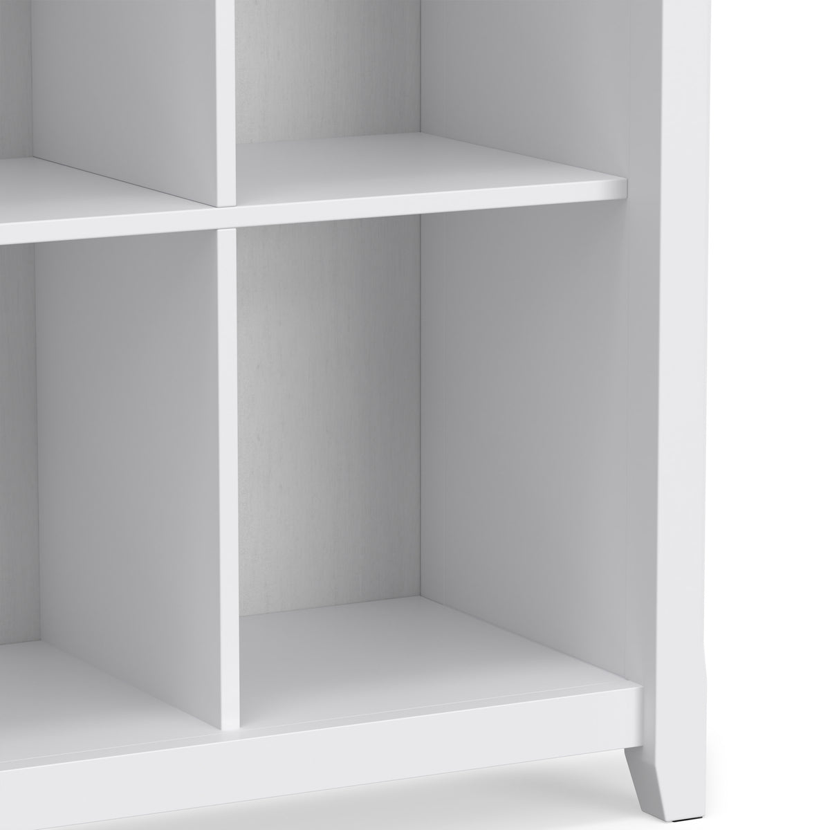 White | Acadian 9 Cube Bookcase