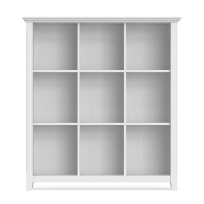 White | Acadian 9 Cube Bookcase
