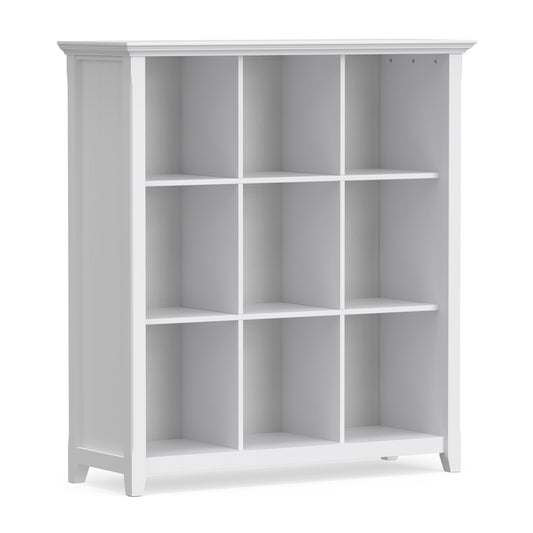 White | Acadian 9 Cube Bookcase