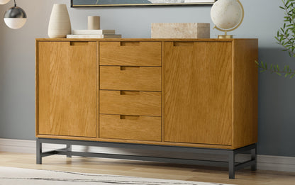 Oak Veneer Oak | Banting Buffet in Oak