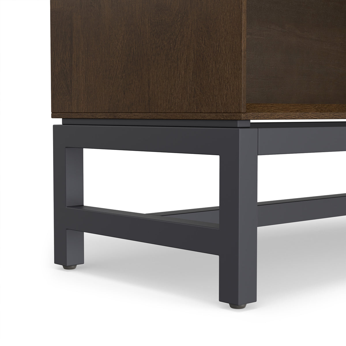 Walnut Brown | Banting Low Wide Bookcase