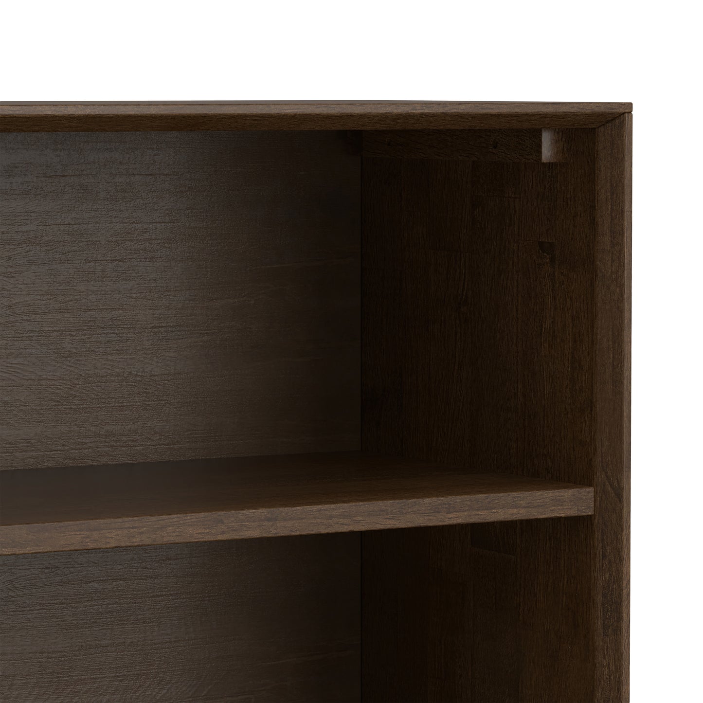Walnut Brown | Banting Low Wide Bookcase