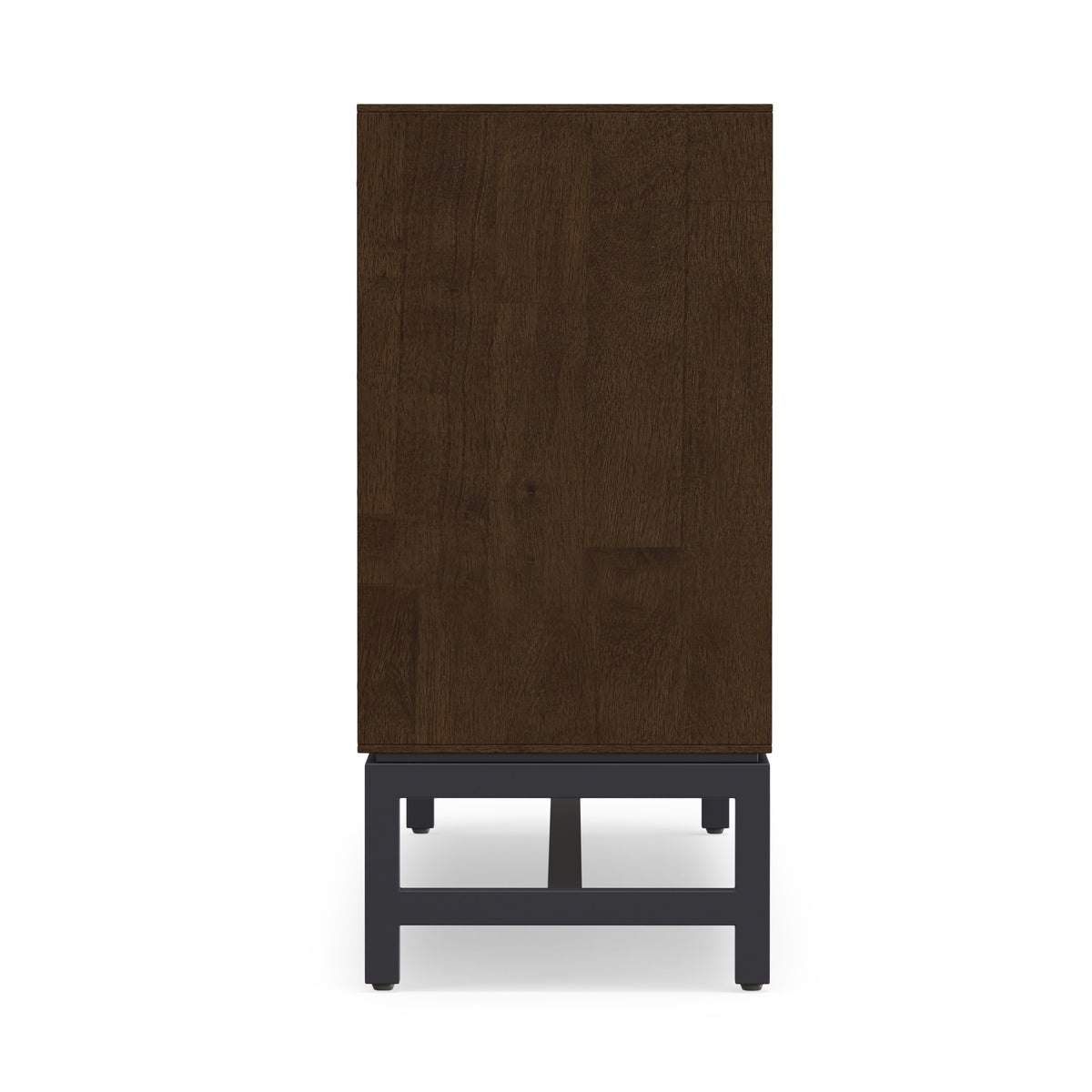 Walnut Brown | Banting Low Wide Bookcase