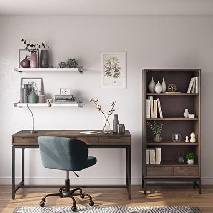 Walnut Brown Rubberwood | Banting Bookcase