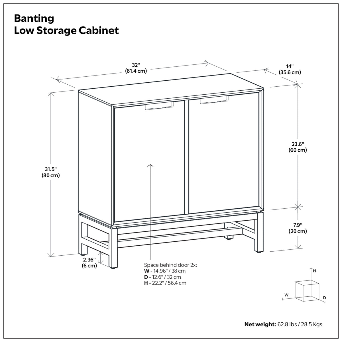 Banting Low Storage Cabinet