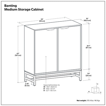 Banting Medium Storage Cabinet