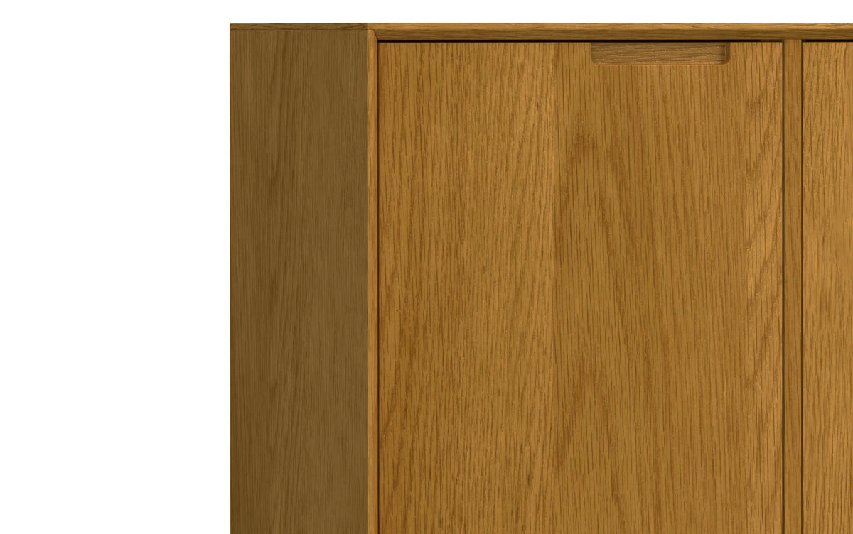 Oak Veneer | Banting 3 Door Sideboard Buffet
