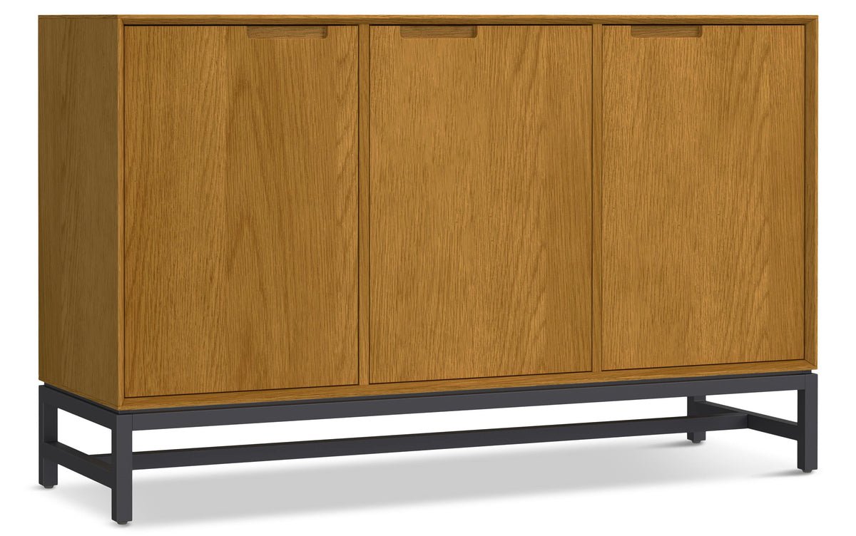 Oak Veneer | Banting 3 Door Sideboard Buffet