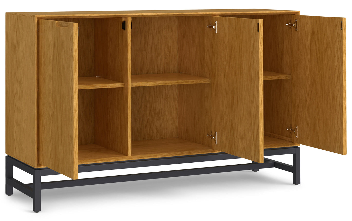Oak Veneer | Banting 3 Door Sideboard Buffet