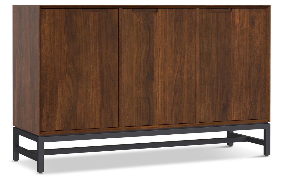 Walnut Veneer | Banting 3 Door Sideboard Buffet