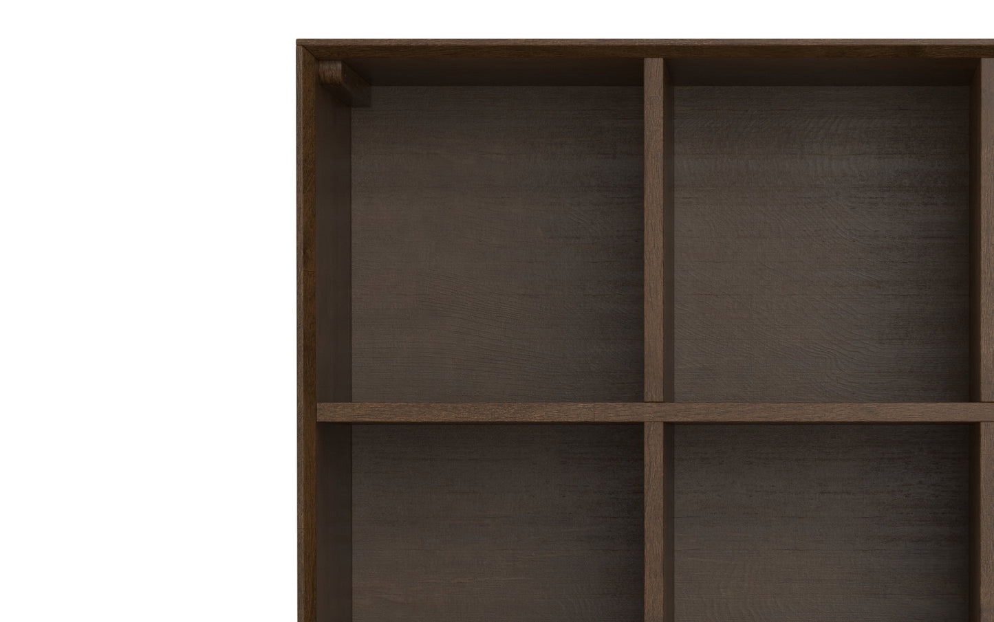 Walnut Brown | Banting 9 Cube Bookcase with Drawers