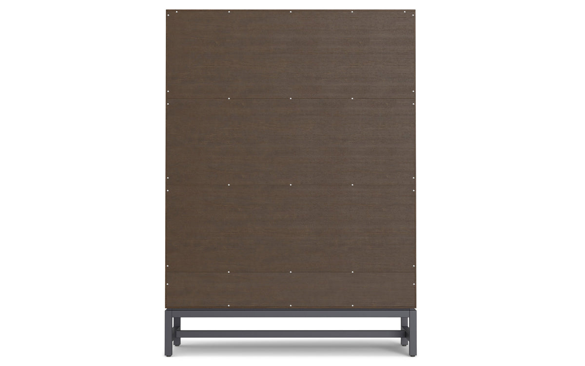 Walnut Brown | Banting 9 Cube Bookcase with Drawers