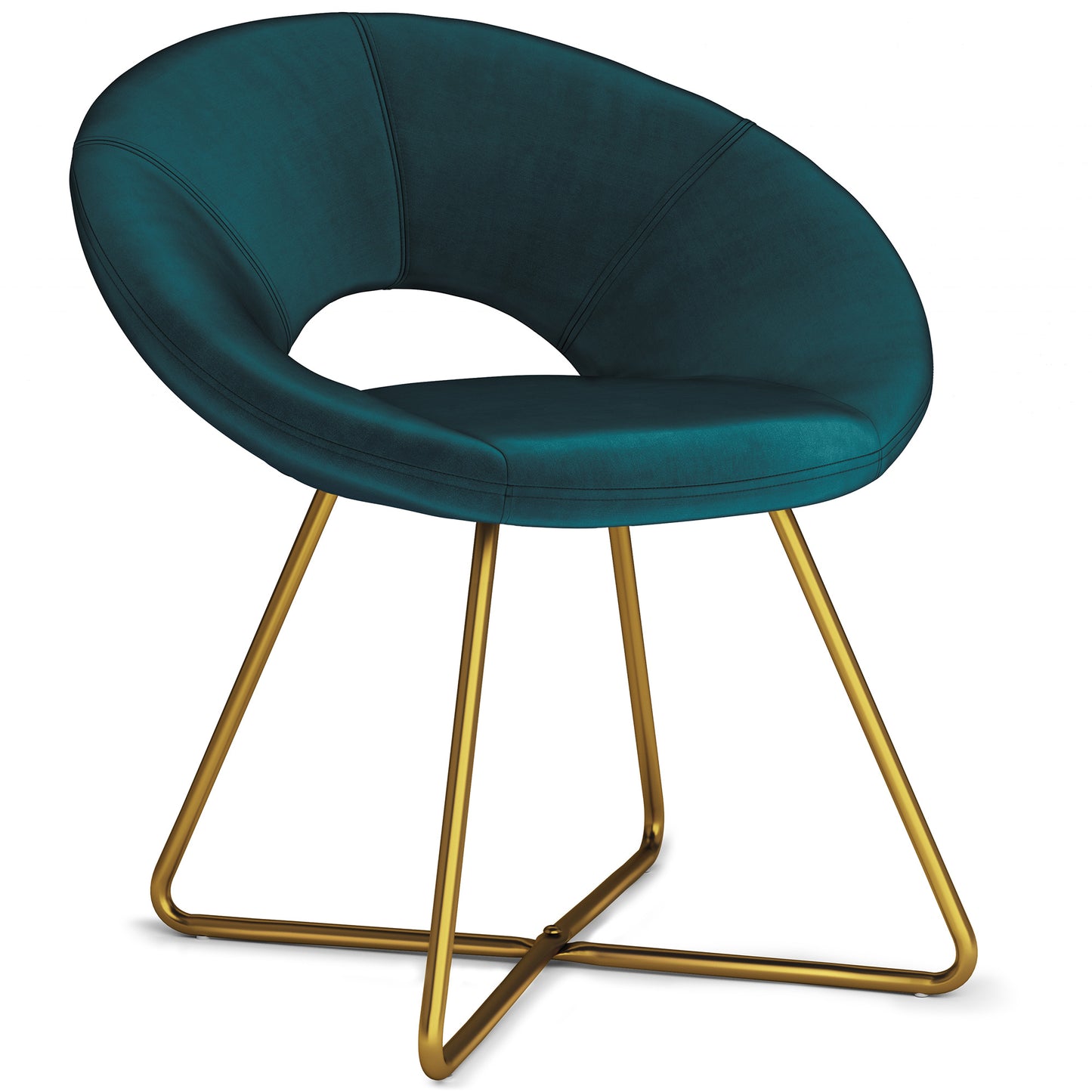 Teal Velvet Fabric | Barrett Accent Chair