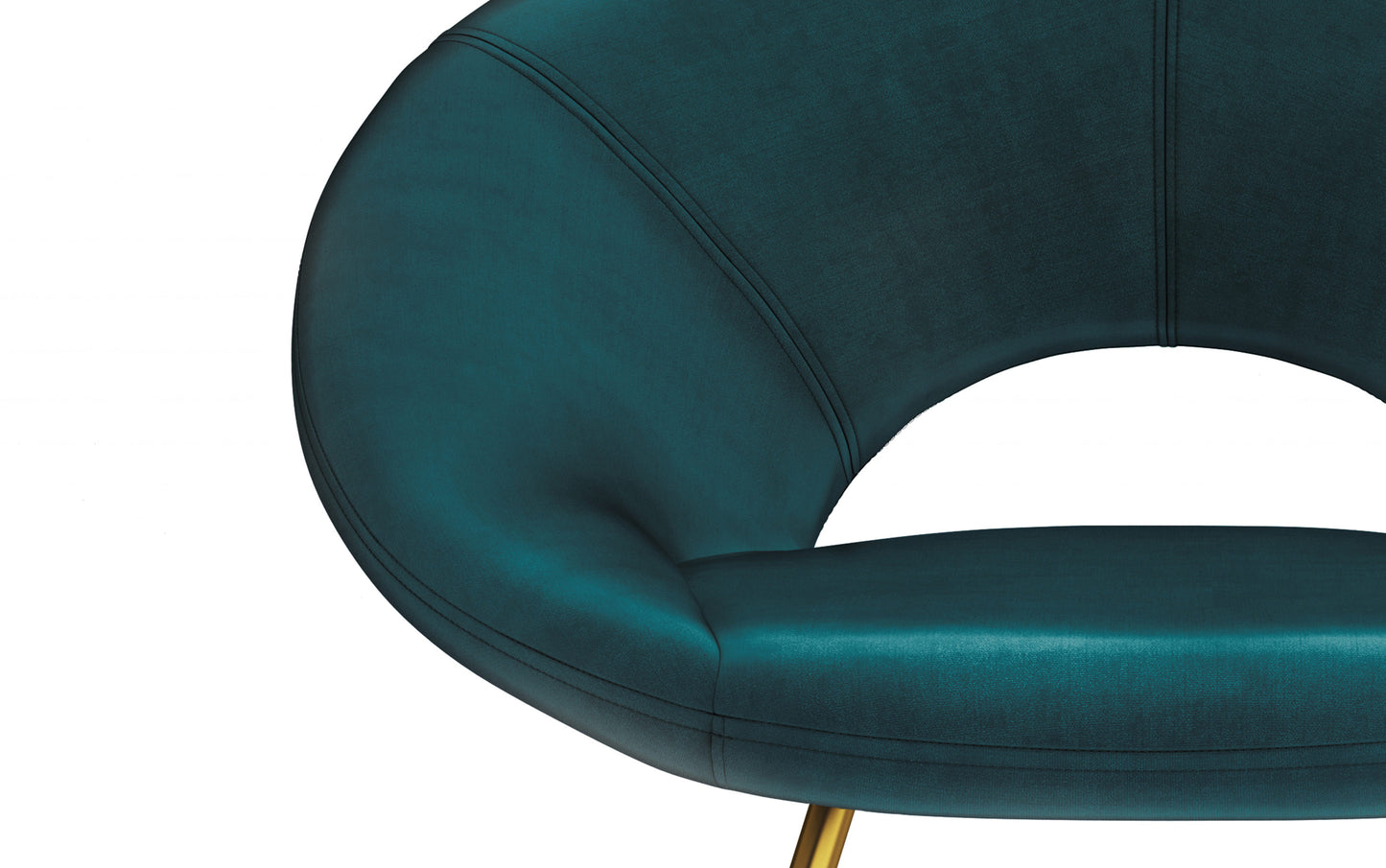 Teal Velvet Fabric | Barrett Accent Chair