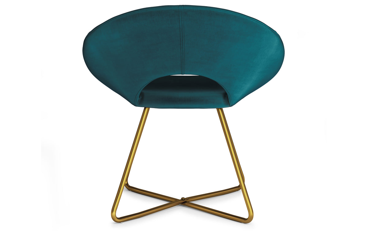 Teal Velvet Fabric | Barrett Accent Chair