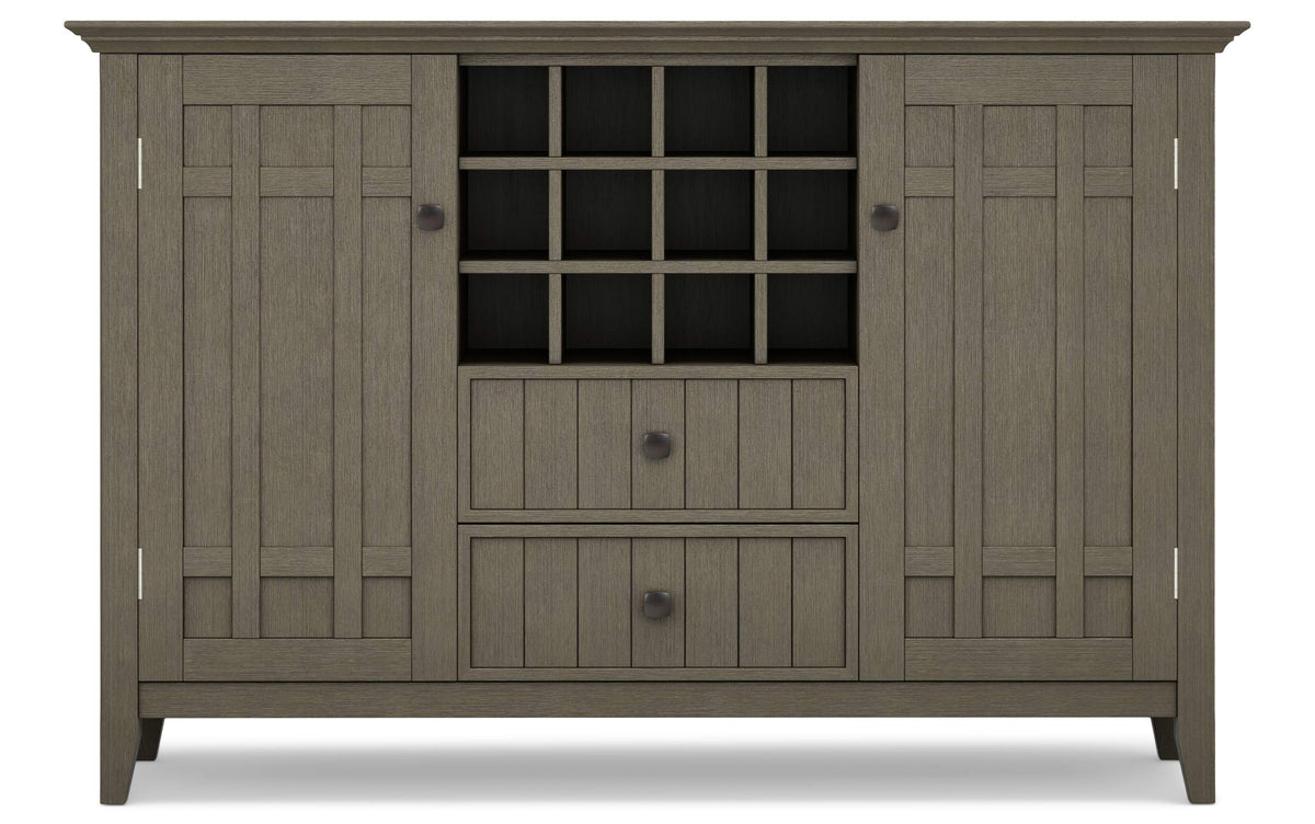 Farmhouse Grey | Bedford Sideboard Buffet & Winerack