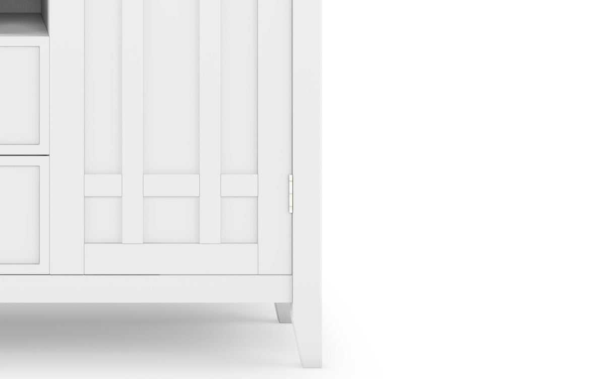 White | Bedford Sideboard Buffet & Winerack