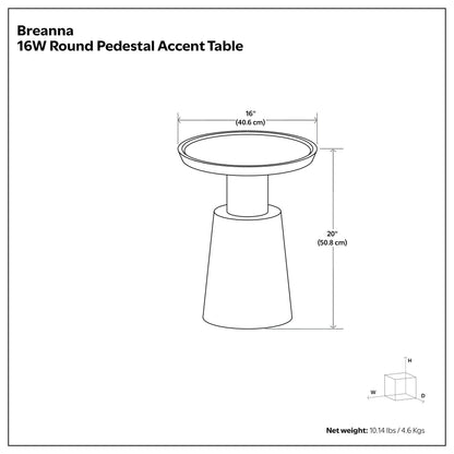 Black | Breanna Side Table