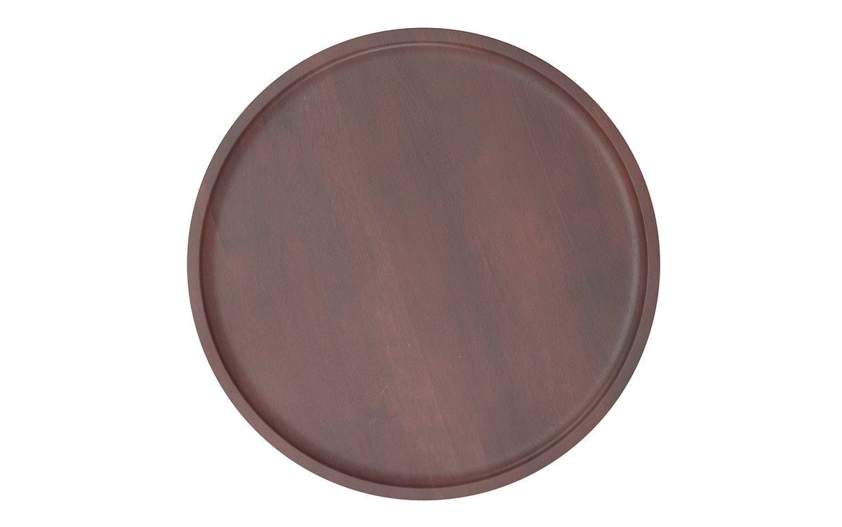 Walnut Brown/Gold | Breanna Side Table