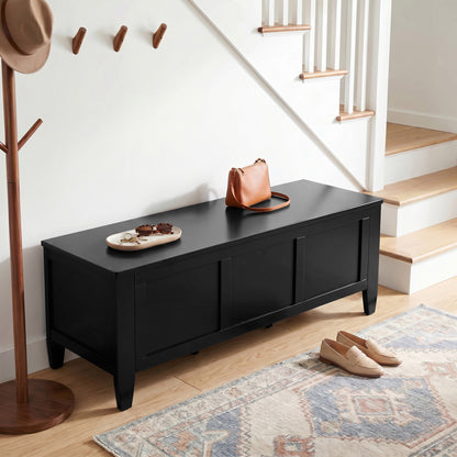 Black | Brooklyn 51 inch Storage Bench Trunk