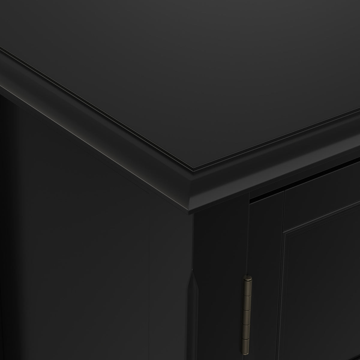 Black | Burlington Low Storage Cabinet