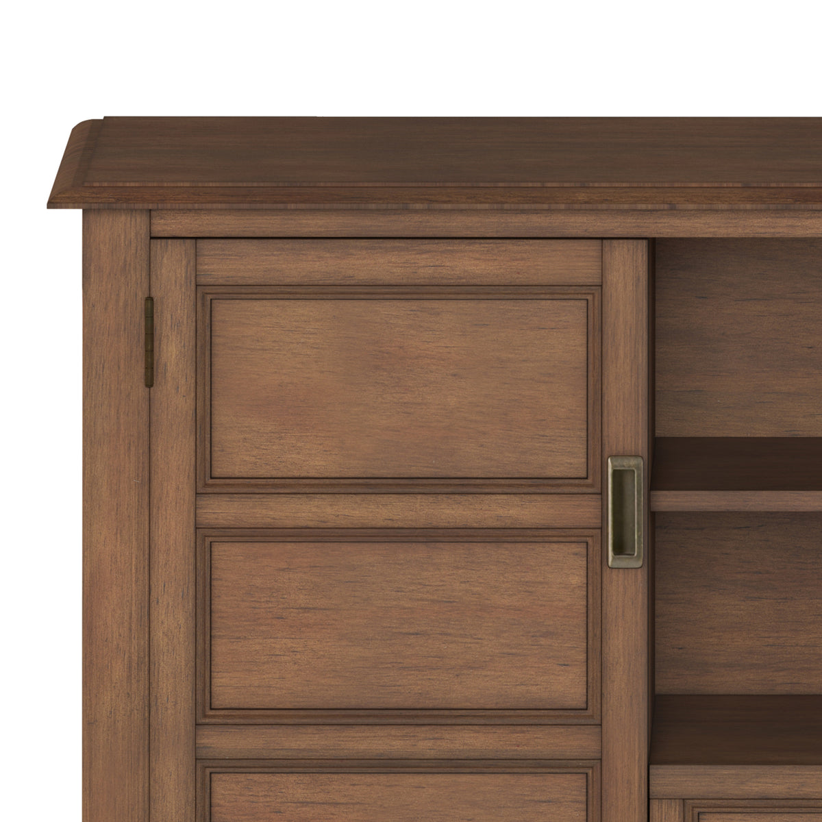 Rustic Natural Aged Brown | Burlington Tall TV Stand