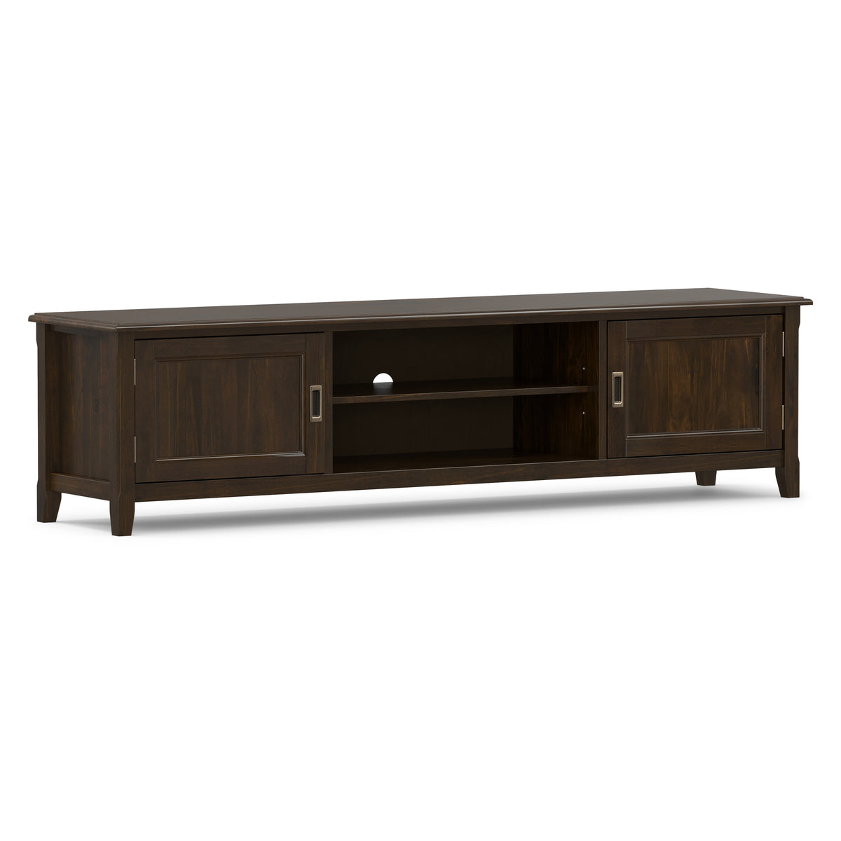 Mahogany Brown | Burlington 72 inch Low TV Media Stand