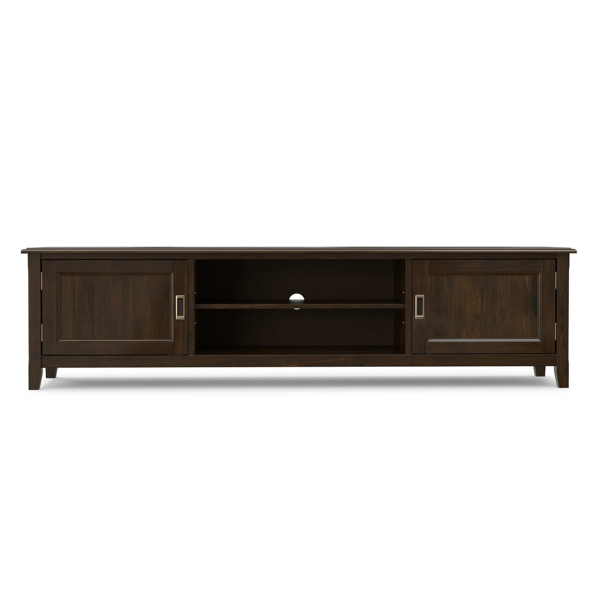 Mahogany Brown | Burlington 72 inch Low TV Media Stand