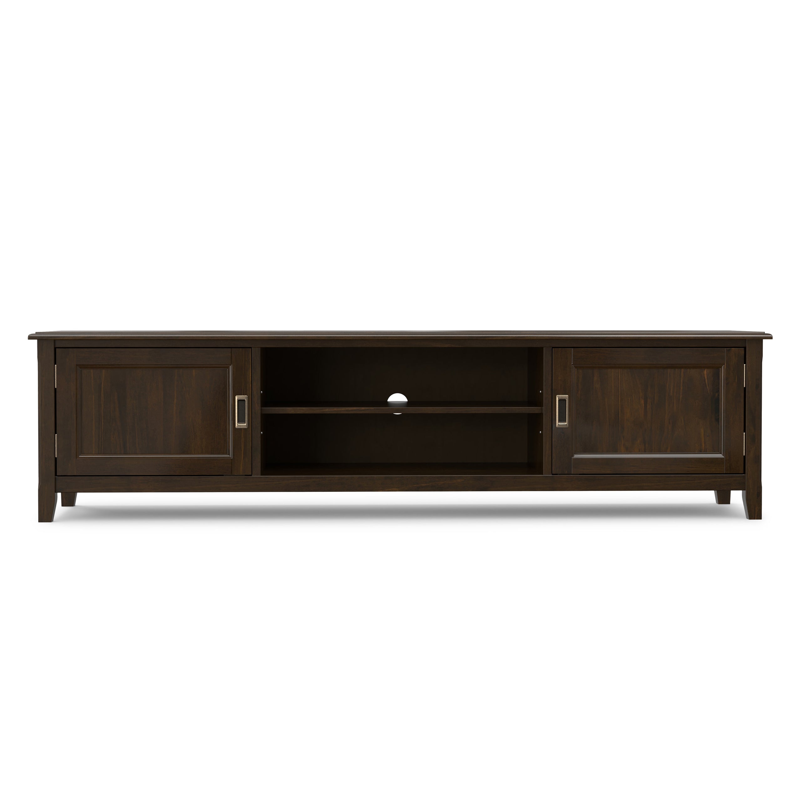 Mahogany Brown | Burlington 72 inch Low TV Media Stand