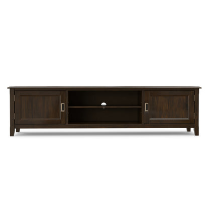 Mahogany Brown | Burlington 72 inch Low TV Media Stand