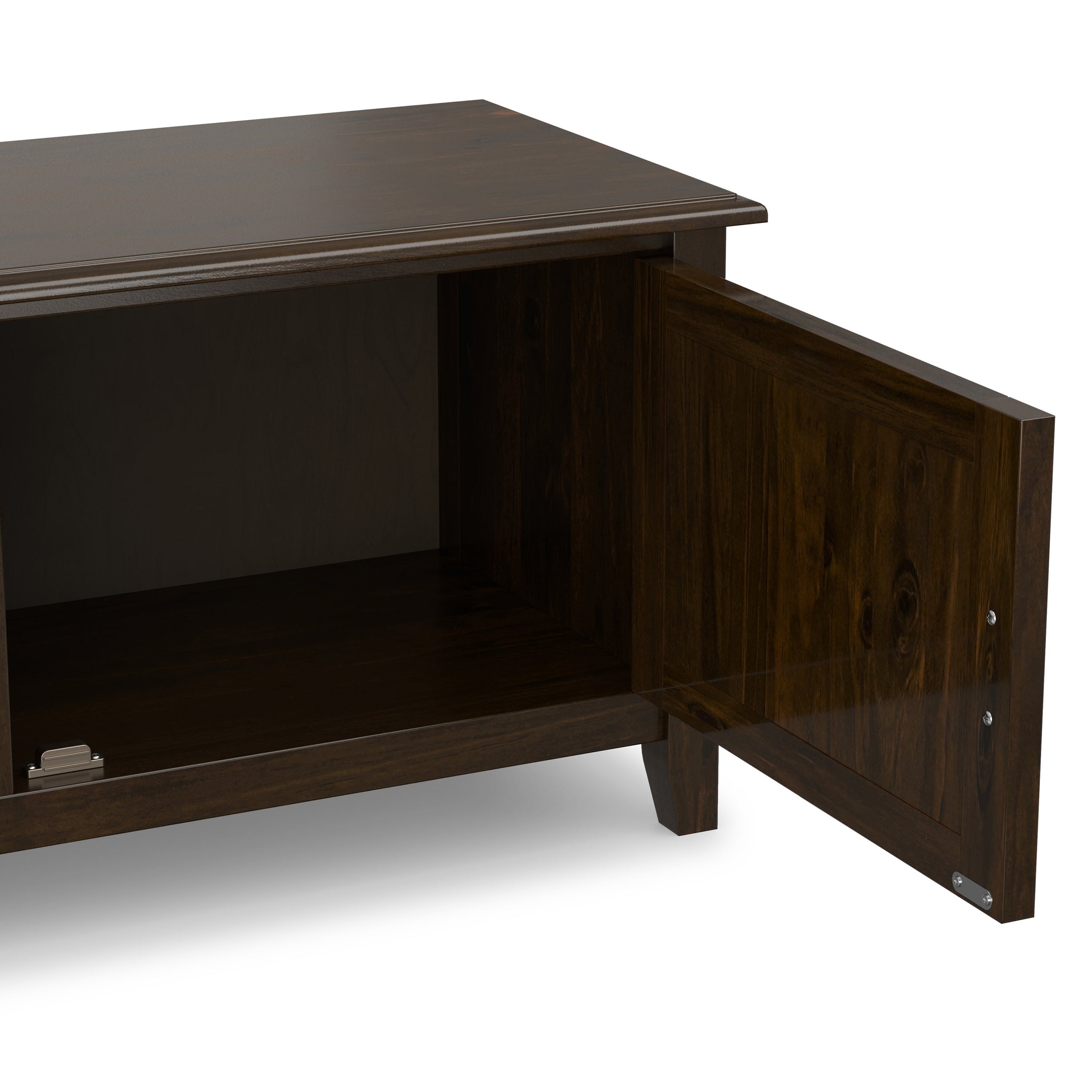 Mahogany Brown | Burlington 72 inch Low TV Media Stand