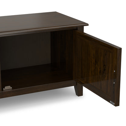 Mahogany Brown | Burlington 72 inch Low TV Media Stand