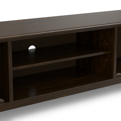 Mahogany Brown | Burlington 72 inch Low TV Media Stand