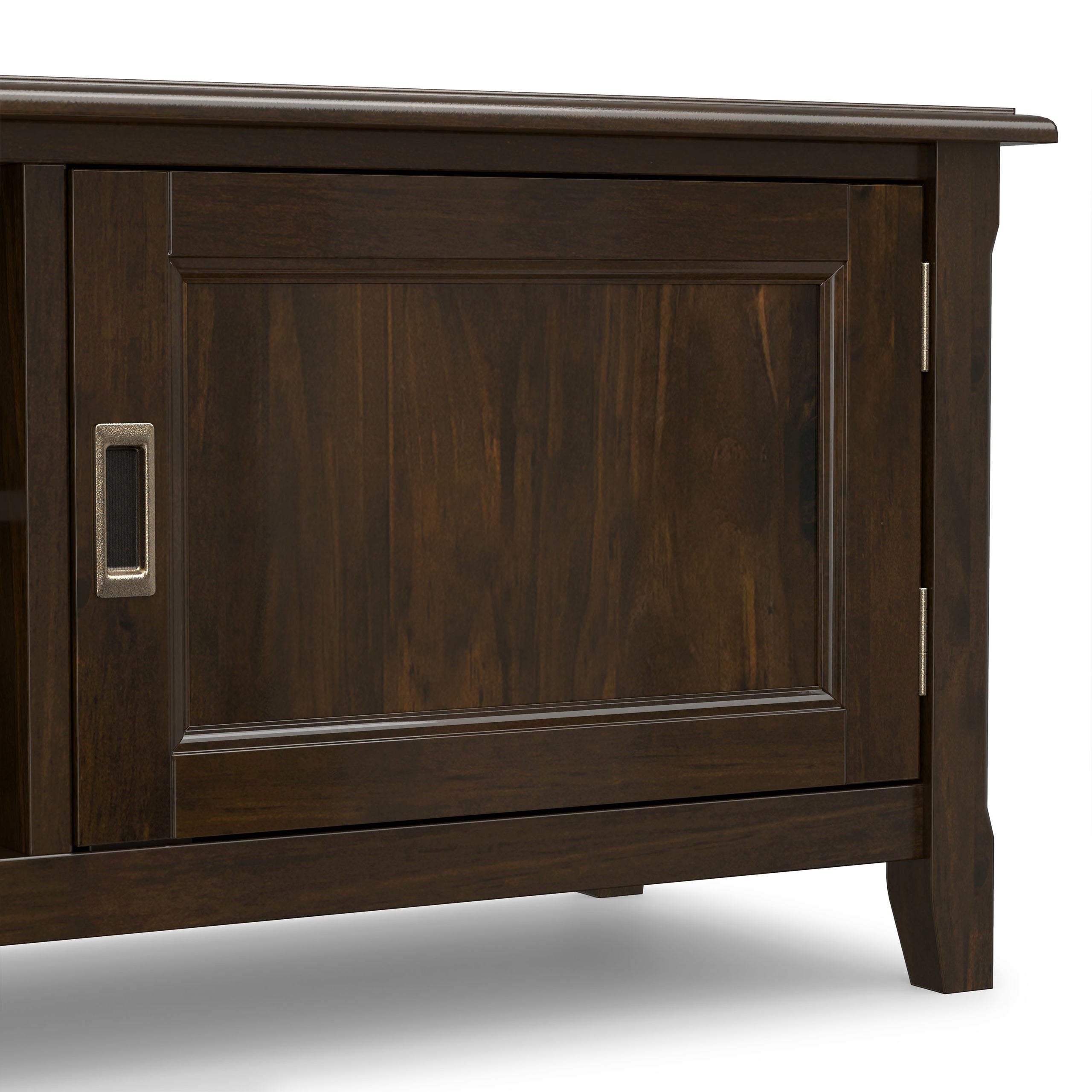 Mahogany Brown | Burlington 72 inch Low TV Media Stand