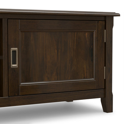 Mahogany Brown | Burlington 72 inch Low TV Media Stand
