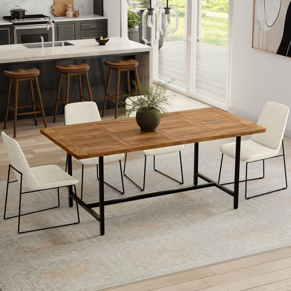 Burnt Wax | Campbell Dining Table